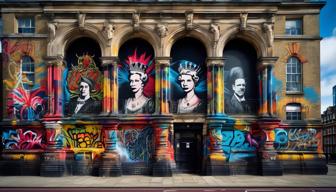 Banksy sorgt erneut für Aufsehen: Graffiti am Londoner Justizzentrum verschwindet bald wieder Banksy sorgt erneut für Aufsehen: Graffiti am Londoner Justizzentrum verschwindet bald wieder